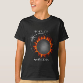 Totality Total Solar Eclipse 2024 USA T-Shirt