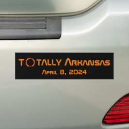 Totally Arkansas 2024 Solar Eclipse Autoaufkleber