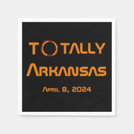 Totally Arkansas 2024 Solar Eclipse Serviette