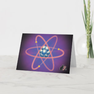 Totally Atomic Greeting Card Karte