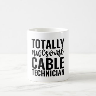 Totally Awesome Cable Technician Kaffeetasse