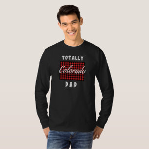 TOTALLY COLORADO VATER Buffalo Karierter Staat T - T-Shirt