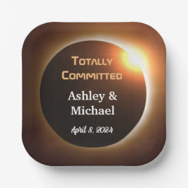 Totally Committed Eclipse Theme Wedding Pappteller