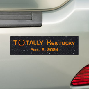 Totally Kentucky 2024 Solar Eclipse Autoaufkleber