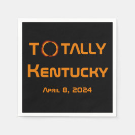 Totally Kentucky 2024 Solar Eclipse Serviette