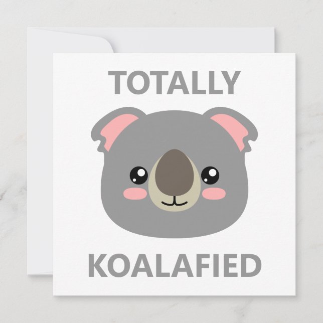 Totally Koalafied Karte (Vorderseite)