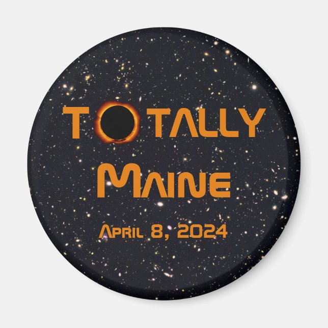 Totally Maine 2024 Solar Eclipse Magnet (Vorne)