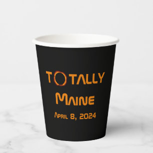 Totally Maine 2024 Solar Eclipse Pappbecher