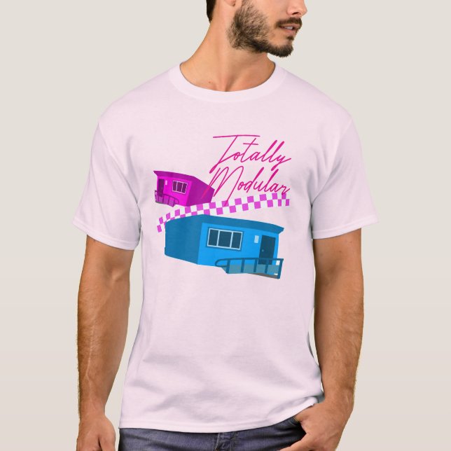 Totally Modular Retro Portable Slogan Fun T-Shirt (Vorderseite)