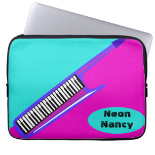 Totally Neon 80er Keytar Laptopschutzhülle