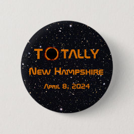 Totally New Hampshire 2024 Solar Eclipse Button
