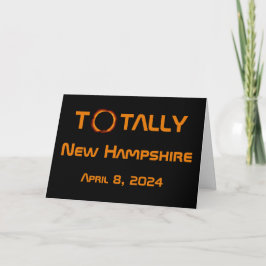 Totally New Hampshire 2024 Solar Eclipse Karte
