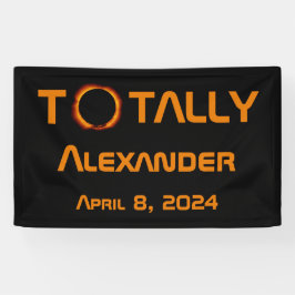Totally Personal 2024 Solar Eclipse Banner