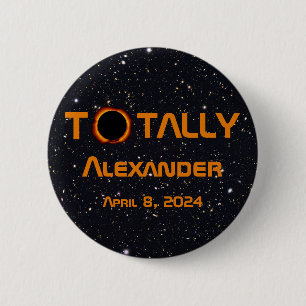 Totally Personal 2024 Solar Eclipse Button
