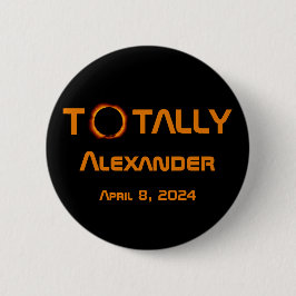 Totally Personal 2024 Solar Eclipse Button