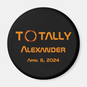 Totally Personal 2024 Solar Eclipse Magnet