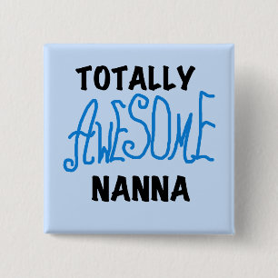 Totally Phantastisch Nanna Blue T - Shirt and GIft Button