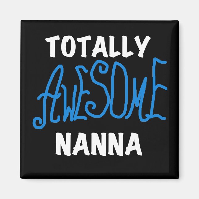 Totally Phantastisch Nanna Blue T - Shirt and GIft Magnet (Vorne)