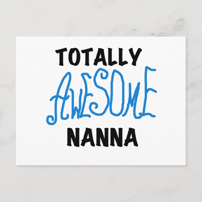 Totally Phantastisch Nanna Blue T - Shirt and GIft Postkarte (Vorderseite)