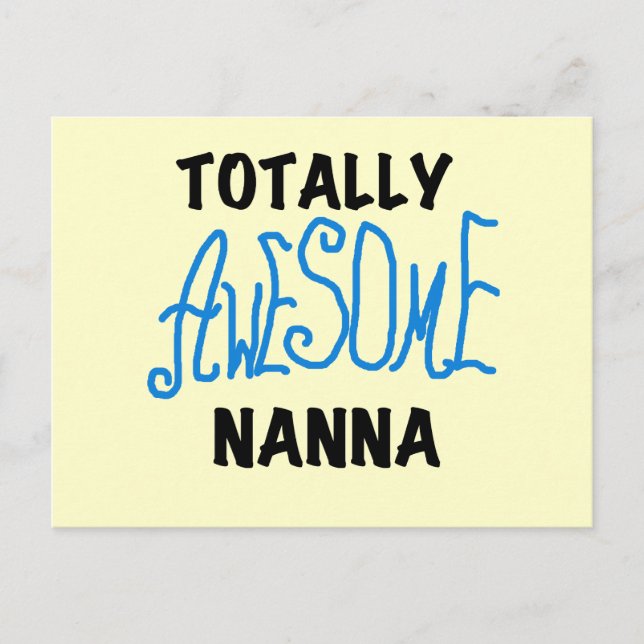Totally Phantastisch Nanna Blue T - Shirt and GIft Postkarte (Vorderseite)