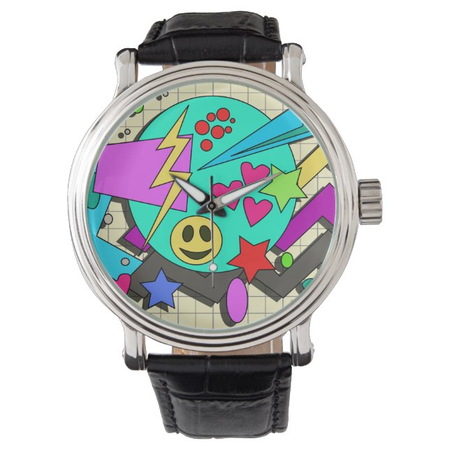 Totally Toon 90 Extreme Fun Cartoon Armbanduhr (Vorderseite)