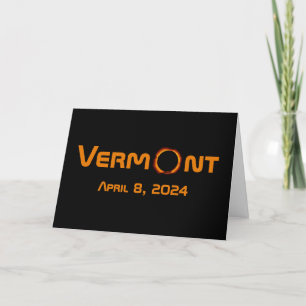 Totally Vermont 2024 Solar Eclipse Karte