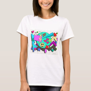 Totally Wild Cartoon 90s Flashback Comic Muster T-Shirt