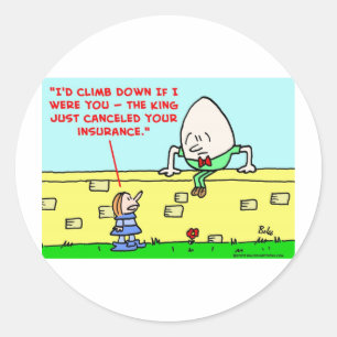 Totalversicherung Runder Aufkleber