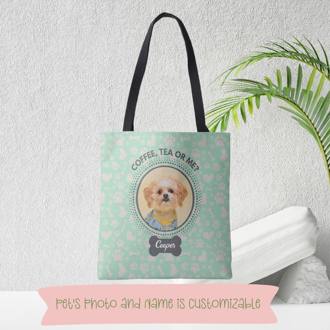 Totbeutel mit individuellem Portrait und Name des  (Carry Your Pet Portrait On The Go!)