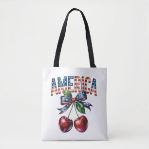 Tote-America Schulter-Tote Patriotischer Kirsche