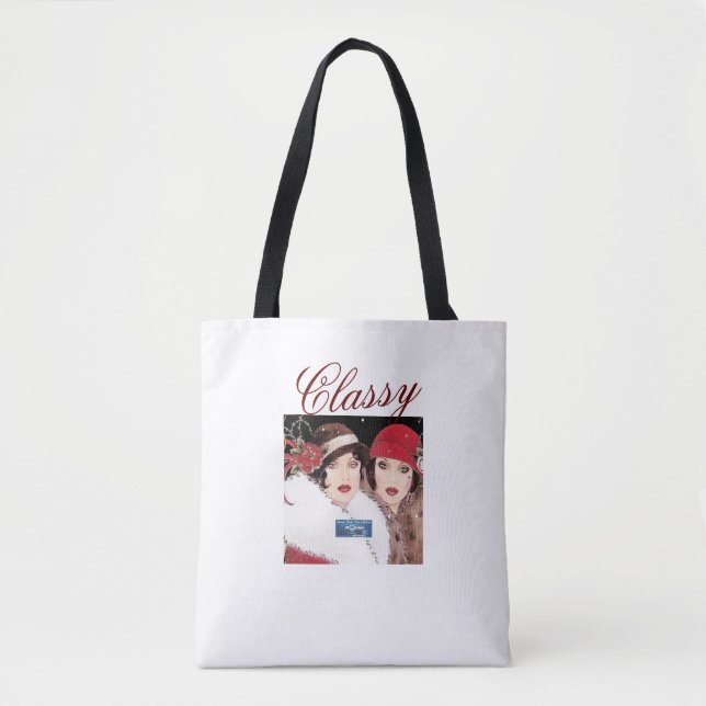 Tote Bag 2 Burg (Winter Red 3) RFPMDesign ©️ 2024 (Vorderseite)