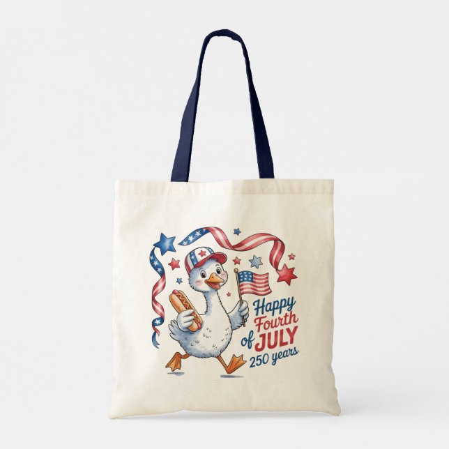 Tote Bag-American Independence Tote Bag Tragetasche (Rückseite)
