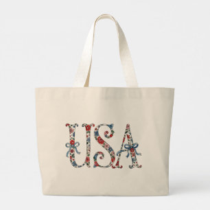 Tote Bag-Amerikanischer Unabhängigkeits-Tote Bag Jumbo Stoffbeutel