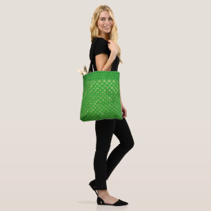 Tote Bag (ao) - Grüne Netzstruktur