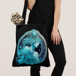 Tote Bag Aquarius Zodiac sign