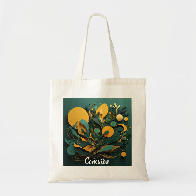 Tote Bag Arte Biodiversidad Viva Conexión Tragetasche (Vorne)
