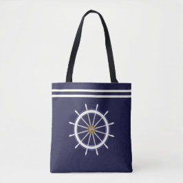 Tote-Bag auf dem Rad des Schiffes
