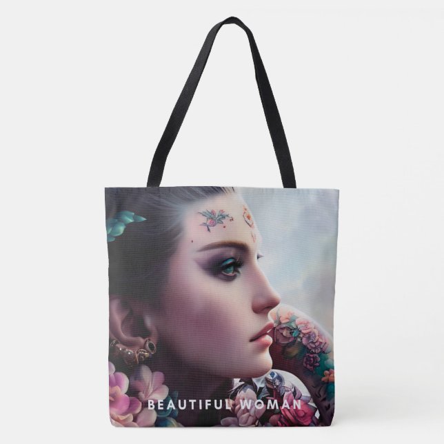 Tote Bag Beautiful woman (Vorderseite)