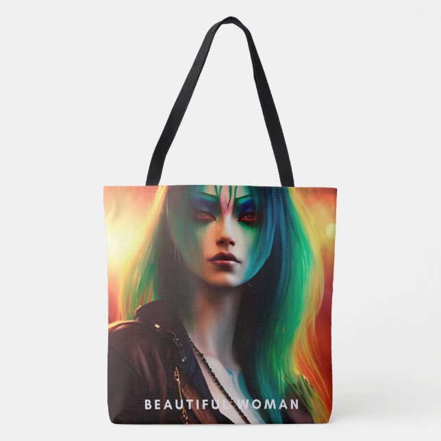 Tote Bag Beautiful woman (Vorderseite)