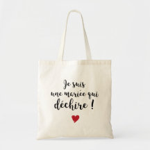 Tote Bag - Braut, die zerreißt