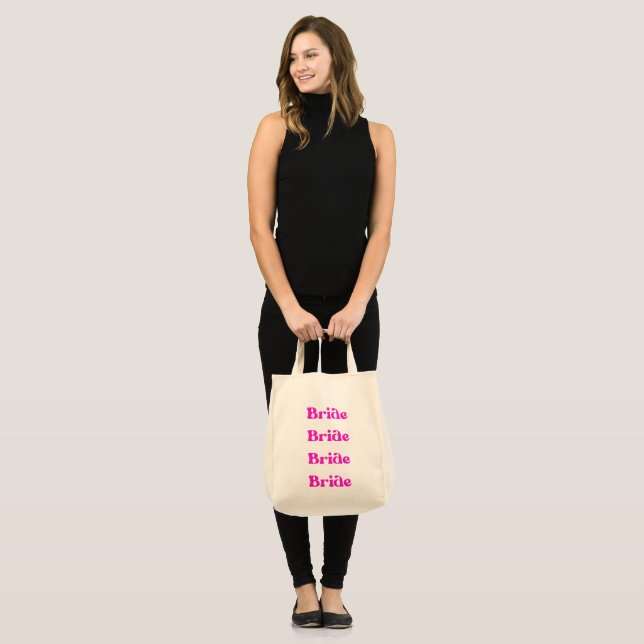 Tote bag bride tragetasche (Vorderseite (Model))