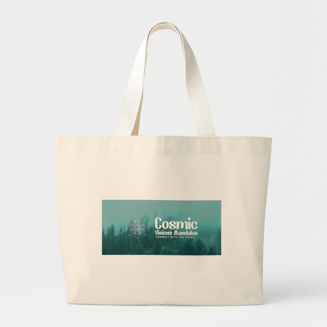 tote bag cosmic Visions merchandising Jumbo Stoffbeutel (Vorne)