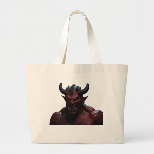 Tote Bag Daemon Jumbo Stoffbeutel (Vorne)