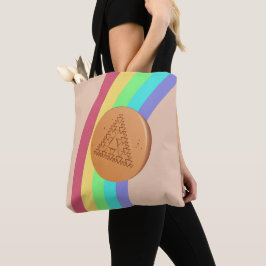 Tote Bag Dalgona Mehrfachdreieck - Seitenansicht