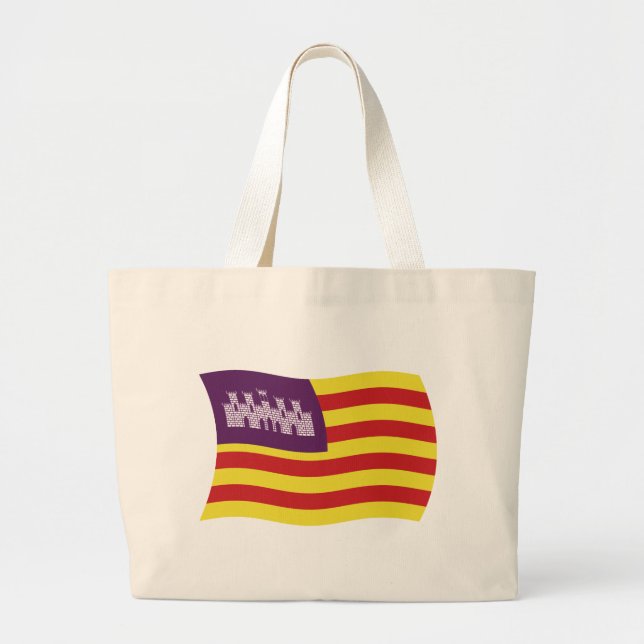 Tote Bag der Balearen Jumbo Stoffbeutel (Vorne)
