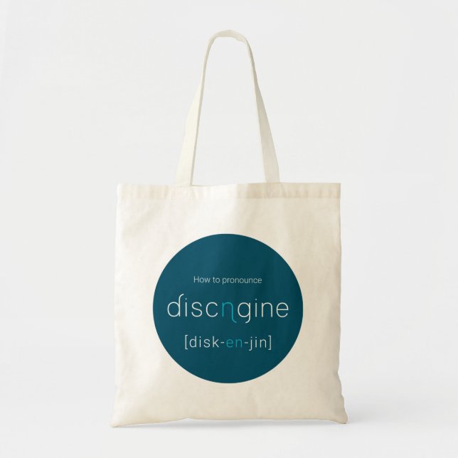 Tote bag Disk En Jin Tragetasche (Vorne)