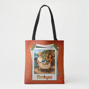 Tote Bag Dordogne Kek und Ina - Geschenk mit Korke