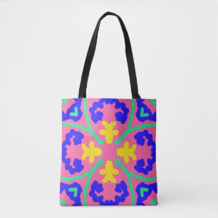 Tote Bag, Ein lebendiges, elegantes, vielfarbiges 
