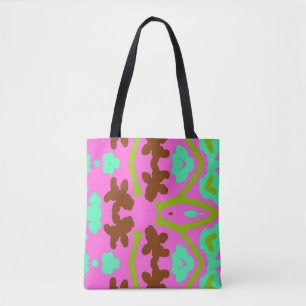 Tote Bag, ein nahtlos elegantes, vielfarbiges Desi