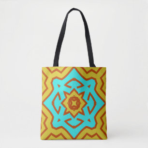 Tote Bag, ein nahtlos elegantes, vielfarbiges Desi